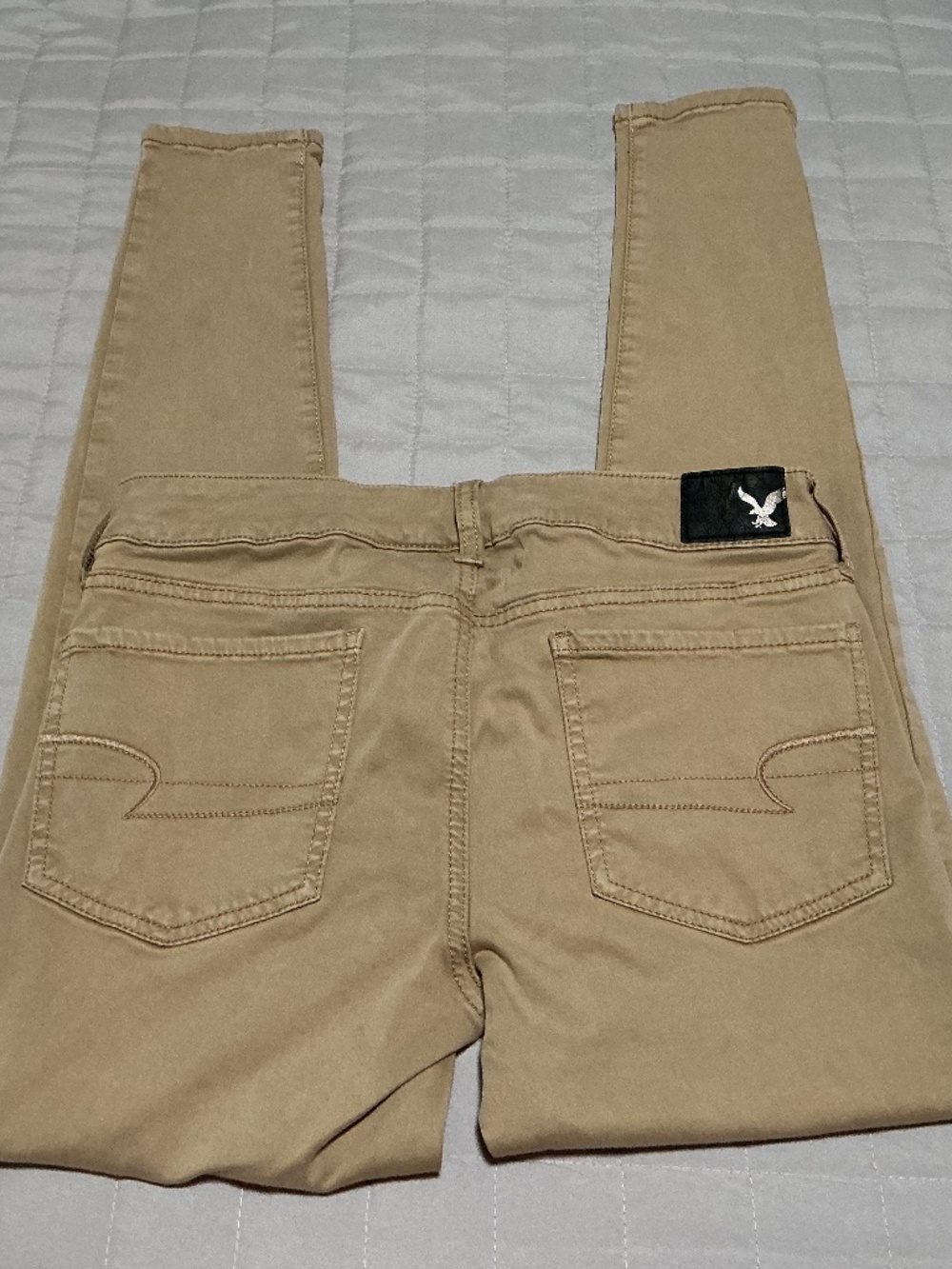 American Eagle Khaki Jeggings - 6